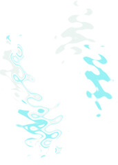 An abstract transparent psychedelic wavy spiral design element overlay.