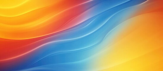 Vibrant gradient abstract background with smooth flowing waves in warm and cool tones ideal for showcasing text or design elements