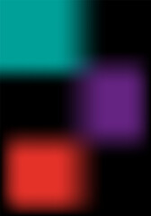 Gradient background. Colorful abstraction. Dark background. Minimalism. Blue, purple, orange colors. Vector illustration EPS10