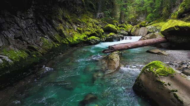 Crystal clear river