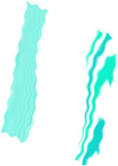 An abstract transparent psychedelic wavy spiral shape design element overlay.