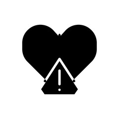 love design icon, icon with basic love design.