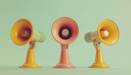 Announce Promotions With Megaphone Loudspeaker And Microphone Speakerphone For Alert And Announcements. Great For Marketing And Events.