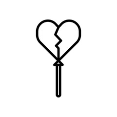 love design icon, icon with basic love design.