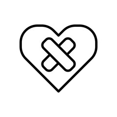 love design icon, icon with basic love design.