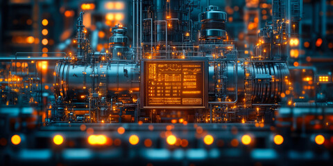 Obraz premium Advanced Industrial Automation AI Insights for Security and Consumer Electronics