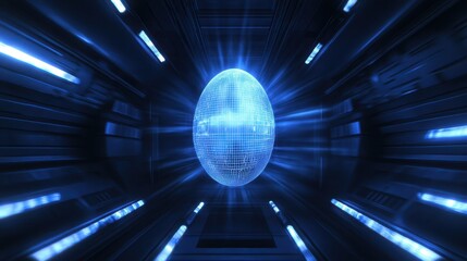 A vibrant Easter scene featuring colorful eggs, blooming flowers, and playful bunnies celebrating the joy of spring and renewal.