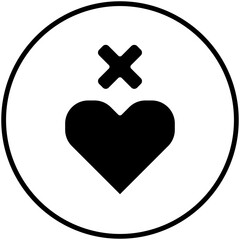 Obraz premium love design icon, icon with basic love design.