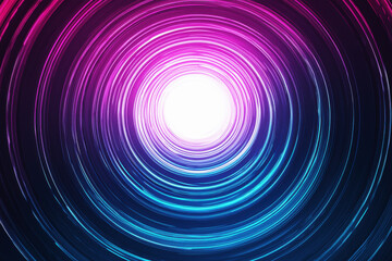 Radiant radial gradient pattern showcasing a cosmic glow with vibrant blue and purple tones in high resolution