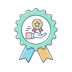 skills badge icon, skills badge vector illustration-simple illustration of skills badge, perfect for skills badge logos and icons