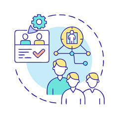 team training icon, team training vector illustration-simple illustration of team training, perfect for team training logos and icons