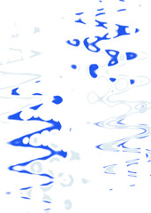 An abstract transparent psychedelic wavy spiral shape design element overlay.