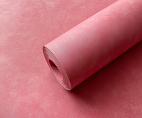 Obraz premium The texture of the raspberry red paper has a soft matte surface and subtle gradients.