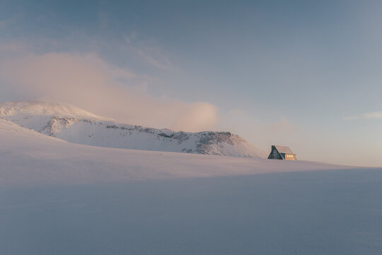 winter mountain landscape