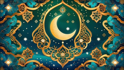 A vibrant and festive Eid background