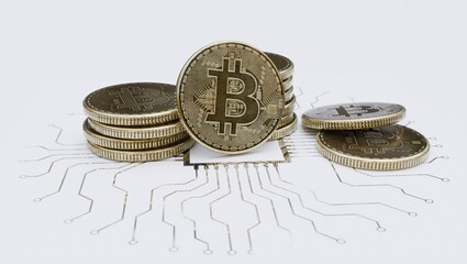 Bitcoin BTC coins
