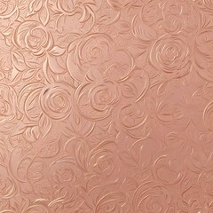 Fototapeta premium Rose gold textured background with engraved detail