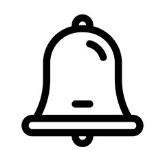 Bell Line Icon. Single icon, line vector icon