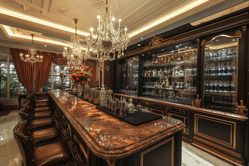 Fototapeta premium interior of a bar