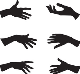 Unique Hand Vector Designs,High-Quality Illustrations for Your Projects