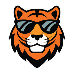 Tiger Head Design Vector Art Bold and Fierce Illustrations for Creative Projects
