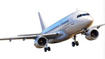 Obraz premium Passenger Airplane in Flight