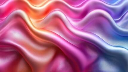 Obraz premium Abstract Colorful Wavy Fabric Texture Design