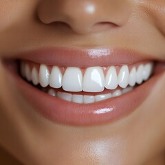close up of a woman smiling