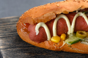 delicious shawarma, sausage and doner