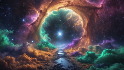Ethereal gateway nebula