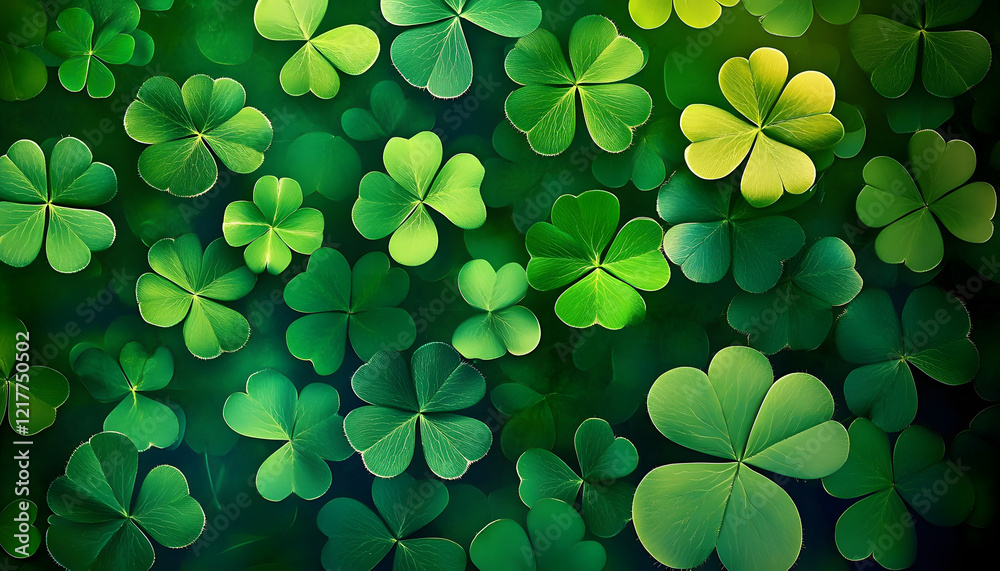 Wall mural st patrick s day abstract green background for design colorful abstract background