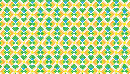 Fototapeta premium Seamless colorful geometric pattern background wallpaper. Ideal for packaging and textile backgrounds