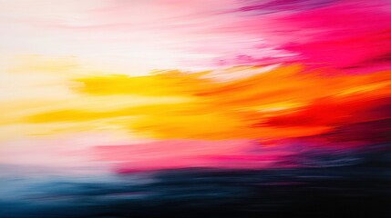 Vibrant Abstract Gradient with Soft Blurs and Light