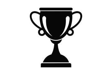 Trophy icon silhouette with Transparent Background - Versatile Clipart, Award and Achievement