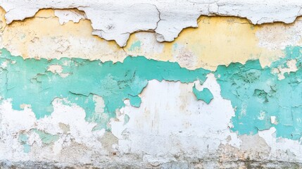 Obraz premium Vintage Distressed Wall with Artistic Textures and Light