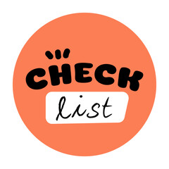 Hand-drawn lettering sticker with an inspirational quote of weekly or daily planner, note paper, to do list, stickers templates decorated inspirational quote. Flat vector