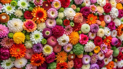colorful flowers in the garden
