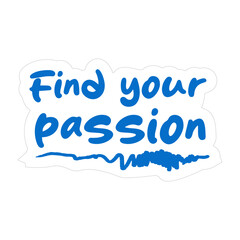 Hand-drawn lettering sticker with an inspirational quote of weekly or daily planner, note paper, to do list, stickers templates decorated inspirational quote. Flat vector