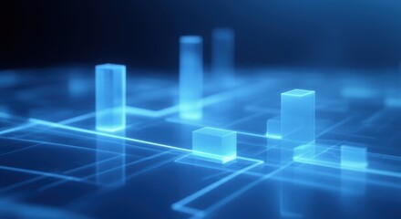 Futuristic Minimalist Digital Network.