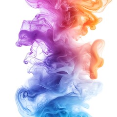 Fototapeta premium Vibrant design smoke abstract art colorful high resolution hd image