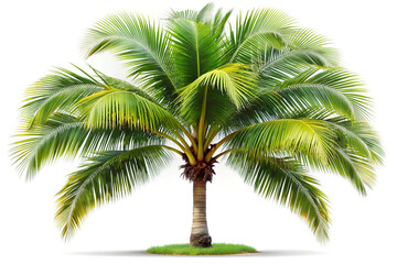 Obraz premium Tropical palm tree, cut out