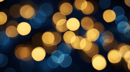 Glowing Abstract Background with Lights and Bokeh Effects