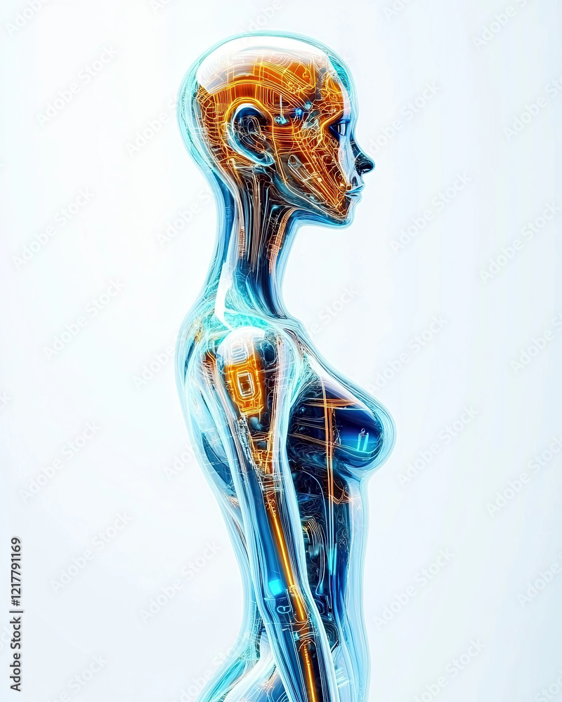 Poster Exploring the Fusion of Human-Like Features and Advanced Robotics With Intricate Designs