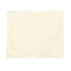 Blank beige textured paper on white background for elegant designs