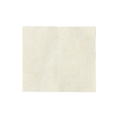 Blank beige textured paper on white background for elegant designs
