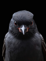 Fototapeta premium Portrait of an Eastern Towhee Bird in Upfront Pose
