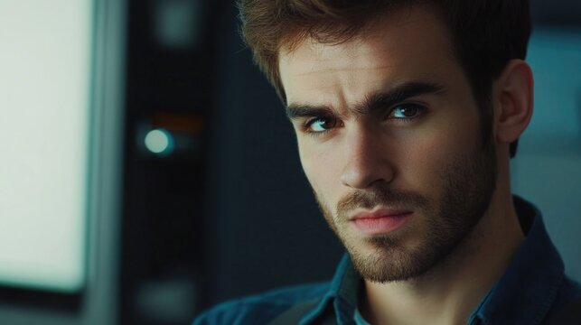 Contemplative Actor: The Intense Stare of Character Creation - Powered by Adobe