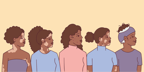  A diverse group of Black individuals, including people with disabilities, celebrating inclusivity and empowerment. A powerful message of unity for Black History Month