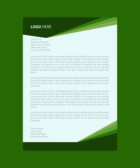 Letterhead Design Template &ndash; Modern and Clean Business Stationery Layout