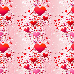ロマンチックなシームレスパターン, バレンタインデー用, ギフトラッピング, デジタルアート, ウェディングデザイン, カード作成, ファッションプリント, 壁紙デザイン, 装飾アイテム, パーティーデコレーション, テキスタイルパターン.







